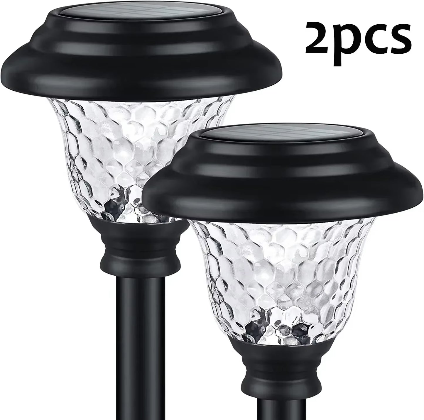 12Pack Solar Light Outdoor Waterproof Auto On/Off Solar outside LED Lights for Yard Garden Path Walkway Driveway and Lawn