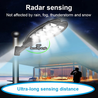Newest Solar Lights Outdoor Powerful Solar Light of Motion Sensor Solar Lamps Waterproof Solar Garden Light Street Yard Light