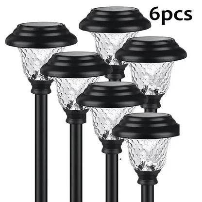 12Pack Solar Light Outdoor Waterproof Auto On/Off Solar outside LED Lights for Yard Garden Path Walkway Driveway and Lawn