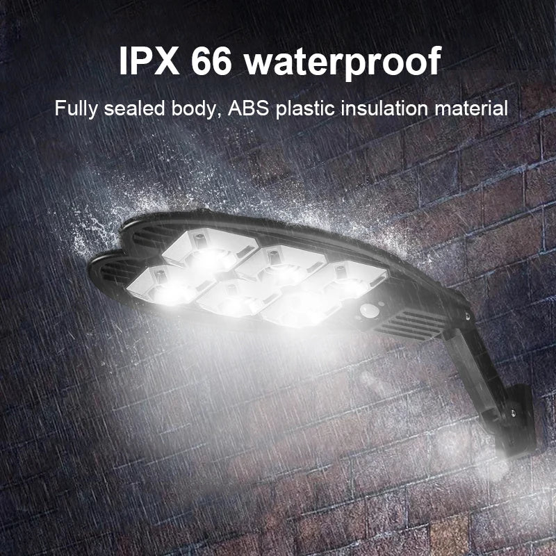 Newest Solar Lights Outdoor Powerful Solar Light of Motion Sensor Solar Lamps Waterproof Solar Garden Light Street Yard Light