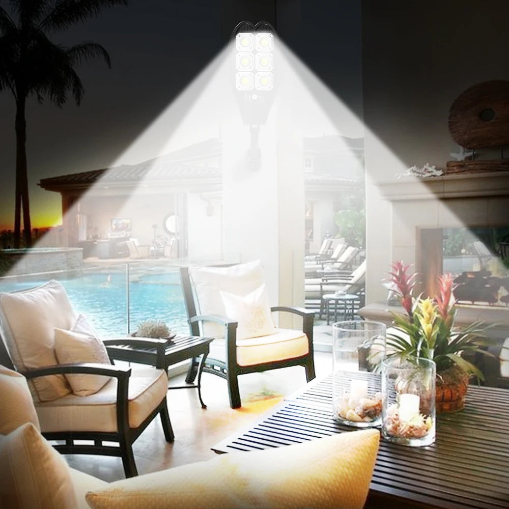 Newest Solar Lights Outdoor Powerful Solar Light of Motion Sensor Solar Lamps Waterproof Solar Garden Light Street Yard Light