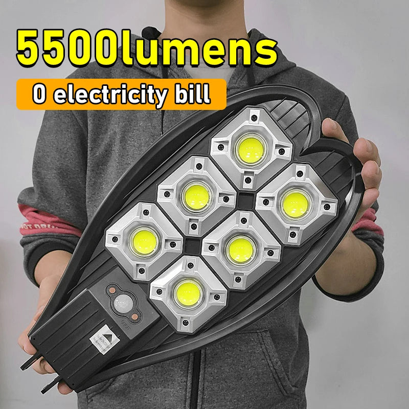 Newest Solar Lights Outdoor Powerful Solar Light of Motion Sensor Solar Lamps Waterproof Solar Garden Light Street Yard Light