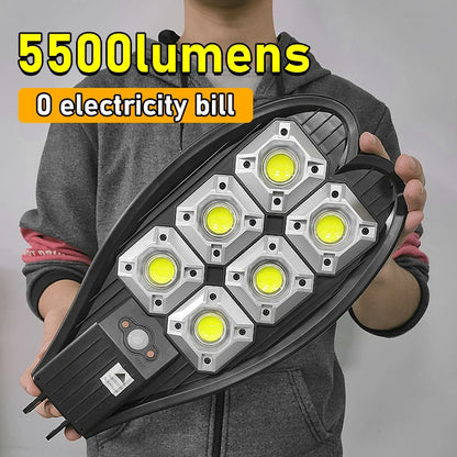 Newest Solar Lights Outdoor Powerful Solar Light of Motion Sensor Solar Lamps Waterproof Solar Garden Light Street Yard Light