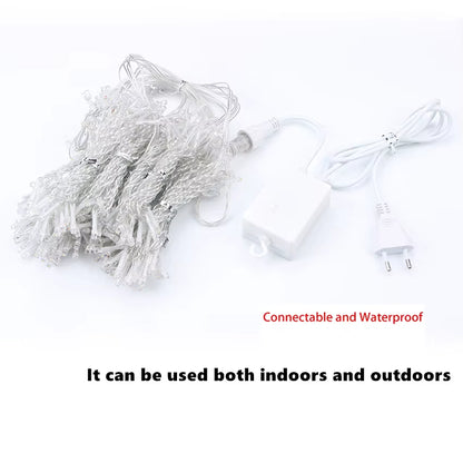 Outdoor Led Curtain Lights String Waterproof Icicle Light Garland on the Window Garden Lamp Fairy Light Christmas New Year Decor